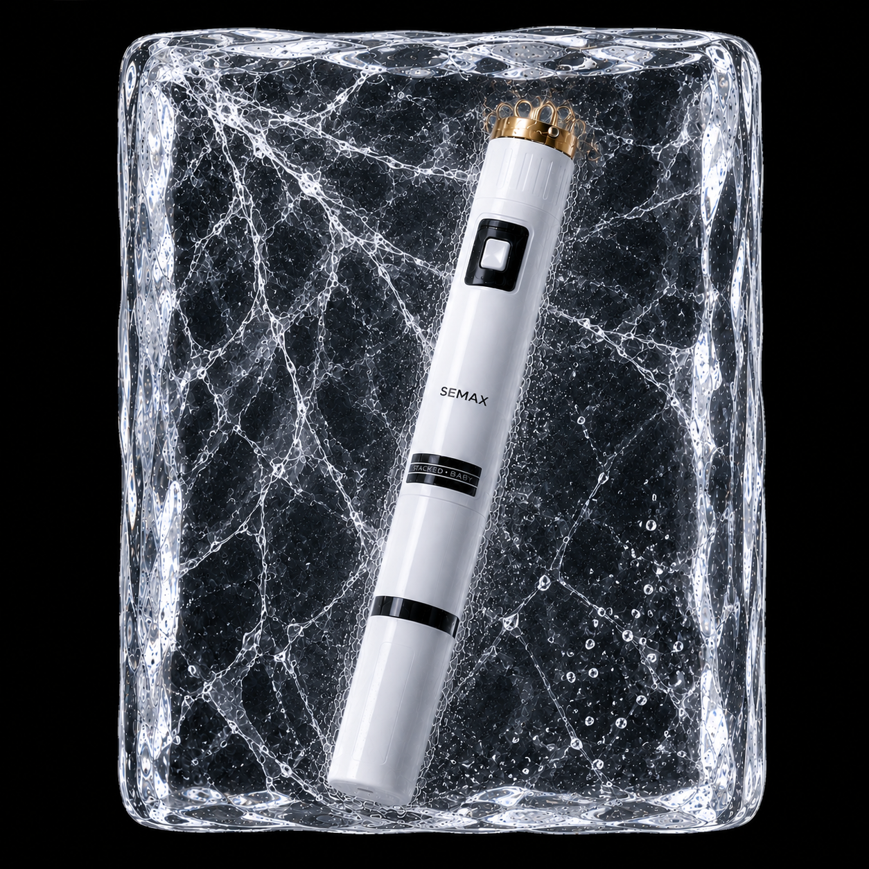 crowned semax pen in clear ice 2 crowned semax pen in clear ice 2