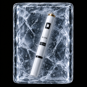 Home frozen glow device in crystal ice